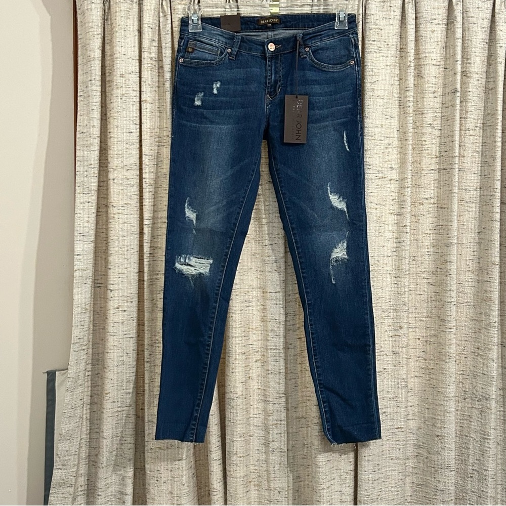 Dear John Harvey Distressed Skinny Jeans - 26